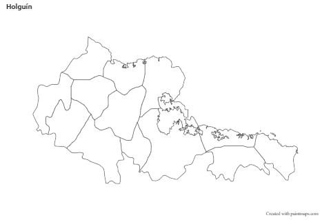 Sample Maps for Holguín (black-white)