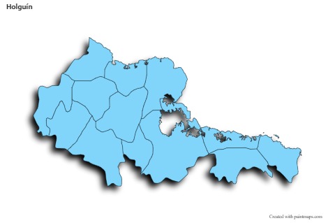 Sample Maps for Holguín (blue,shadowy)