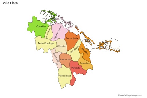 Sample Maps for Villa Clara (colored)