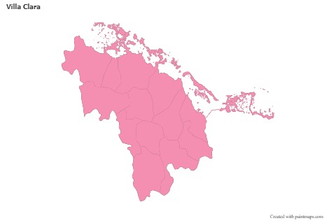 Sample Maps for Villa Clara (pink,outline)