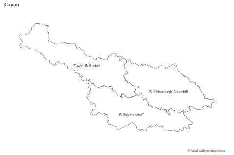 Sample Maps for Cavan (black-white)