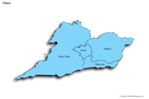 Contoh Peta untuk Clare (biru,bayangan)
