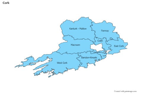 Sample Maps for Cork (blue)