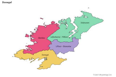 Sample Maps for Donegal (colored)