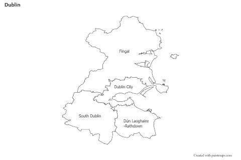 Sample Maps for Dublin (black-white)