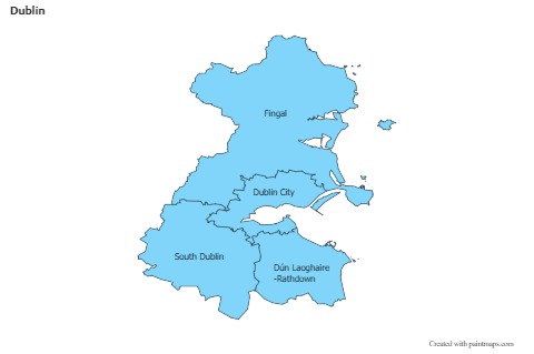 Sample Maps for Dublin (blue)