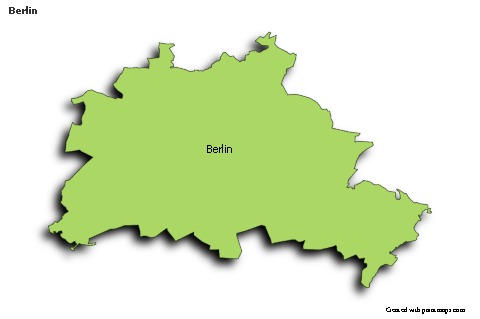Sample Maps for Berlin (colored,shadowy)