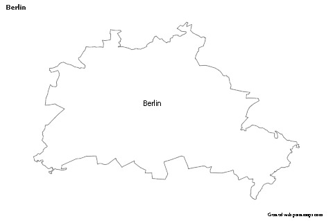 Sample Maps for Berlin (black-white)