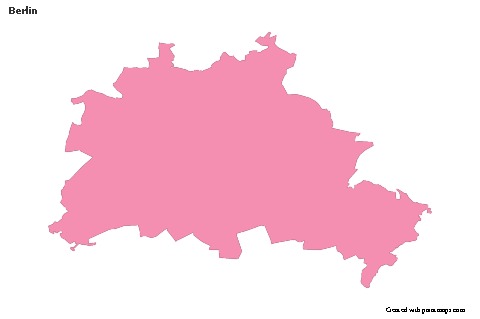 Sample Maps for Berlin (pink,outline)