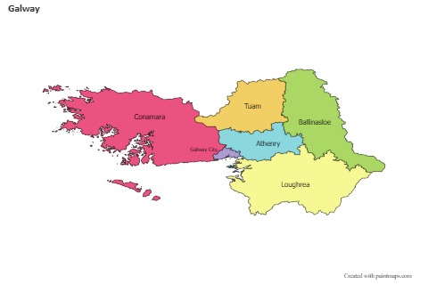 Sample Maps for Galway (colored)