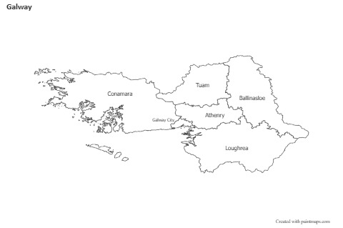 Sample Maps for Galway (black-white)