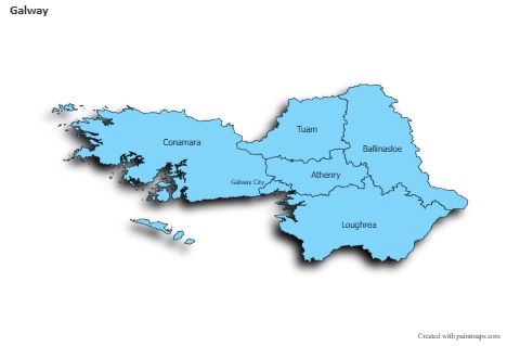 Sample Maps for Galway (blue,shadowy)