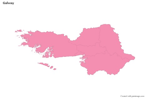 Sample Maps for Galway (pink,outline)