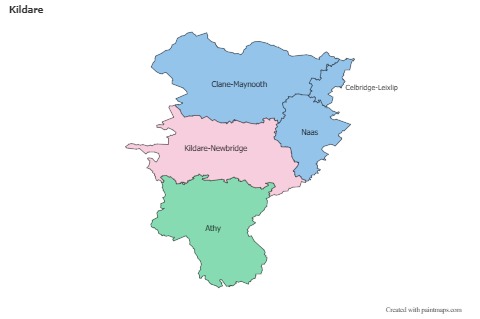 Sample Maps for Kildare (colored)
