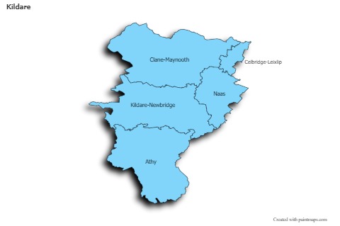 Sample Maps for Kildare (blue,shadowy)