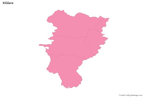 Sample Maps for Kildare (pink,outline)