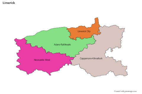 Sample Maps for Limerick (colored)