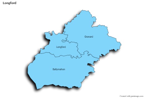 Contoh Peta untuk Longford (biru,bayangan)