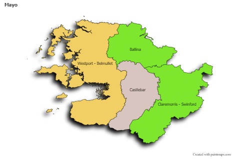 Sample Maps for Mayo (colored,shadowy)
