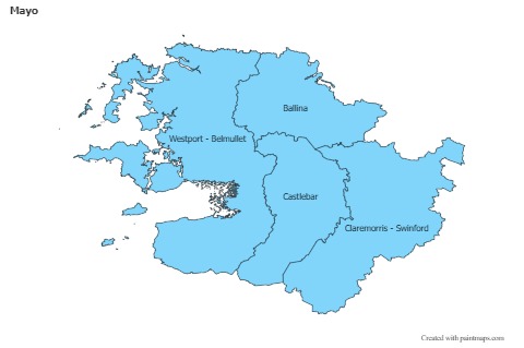 Sample Maps for Mayo (blue)