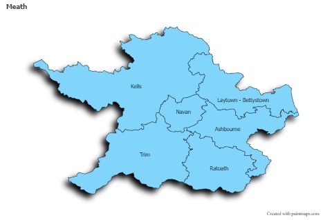 Contoh Peta untuk Meath (biru,bayangan)