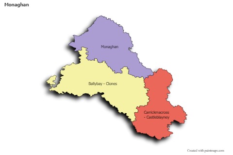 Sample Maps for Monaghan (colored,shadowy)
