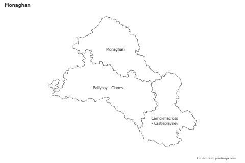 Sample Maps for Monaghan (black-white)