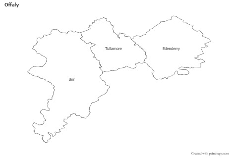 Sample Maps for Offaly (black-white)