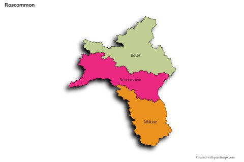 Sample Maps for Roscommon (colored,shadowy)