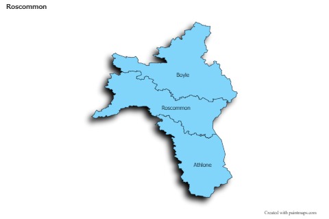 Sample Maps for Roscommon (blue,shadowy)