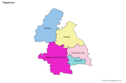 Sample Maps for Tipperary (colored)