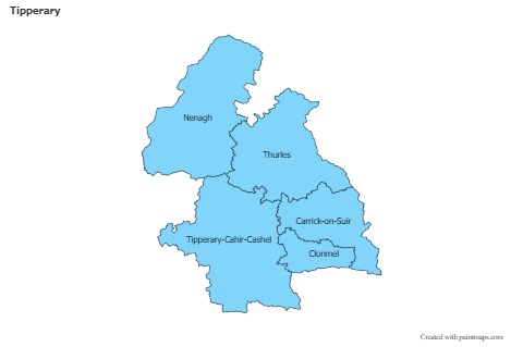 Sample Maps for Tipperary (blue)