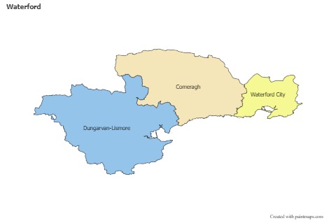 Waterford için Örnek Haritalar (renkli)