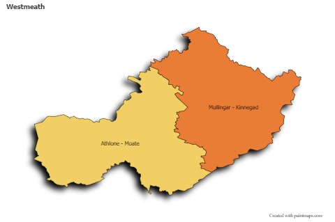 Sample Maps for Westmeath (colored,shadowy)