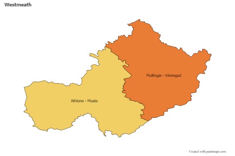 Sample Maps for Westmeath (colored)