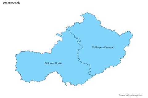 Sample Maps for Westmeath (blue)
