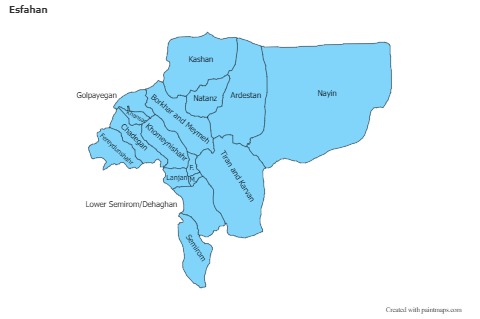 Contoh Peta untuk Esfahan (biru)