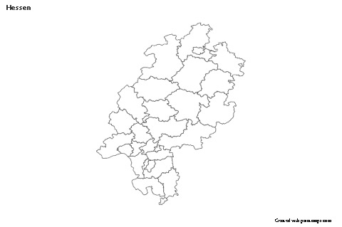 Sample Maps for Hessen (black-white)