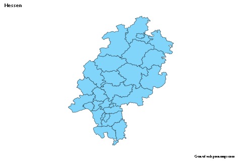 Sample Maps for Hessen (blue)