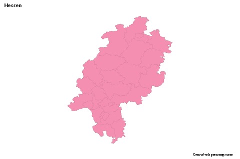 Sample Maps for Hessen (pink,outline)