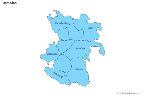 Sample Maps for Hamadan (blue)