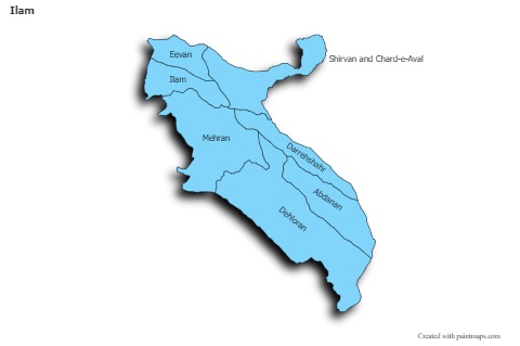 Contoh Peta untuk Ilam (biru,bayangan)