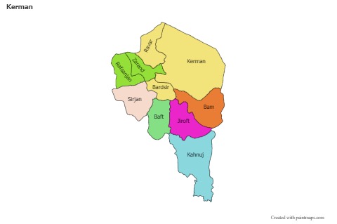 Sample Maps for Kerman (colored)