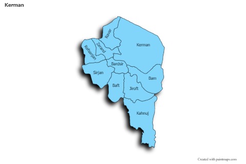 Sample Maps for Kerman (blue,shadowy)