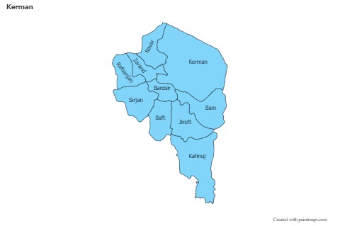 Sample Maps for Kerman (blue)