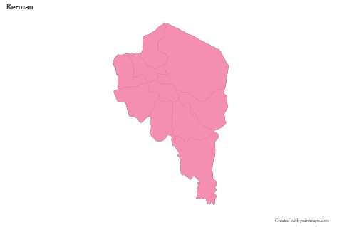 Sample Maps for Kerman (pink,outline)