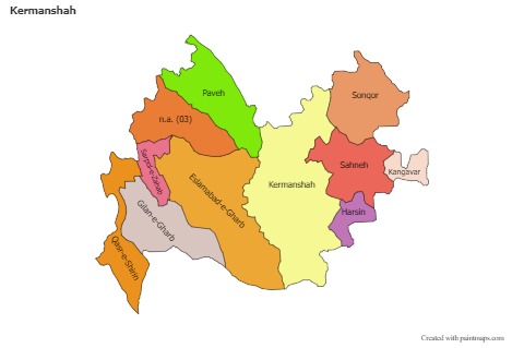 Sample Maps for Kermanshah (colored)