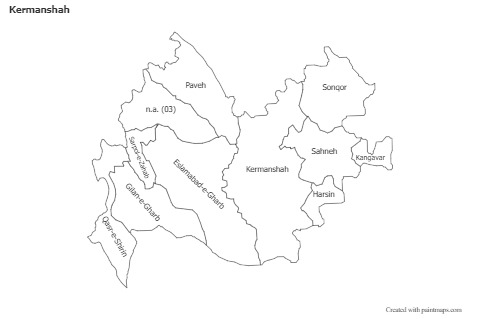 Sample Maps for Kermanshah (black-white)