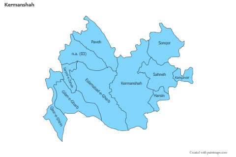 Sample Maps for Kermanshah (blue)