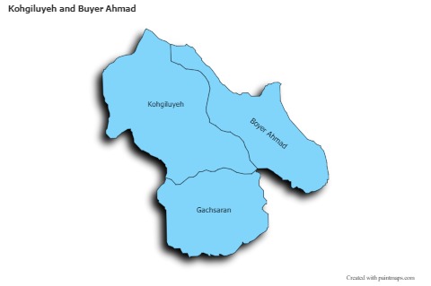 Sample Maps for Kohgiluyeh and Buyer Ahmad (blue,shadowy)